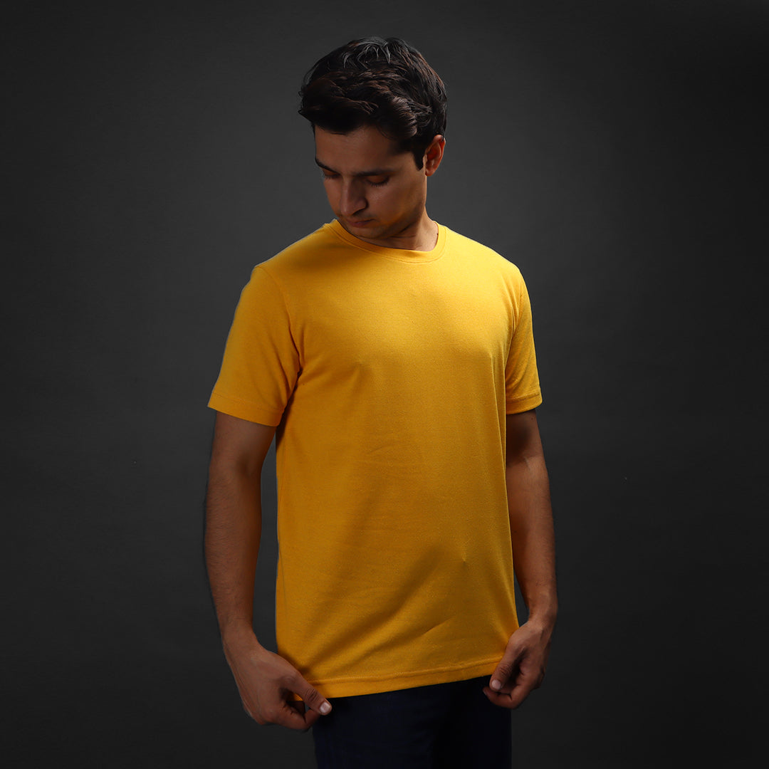 Yellow - Basic Tee #5