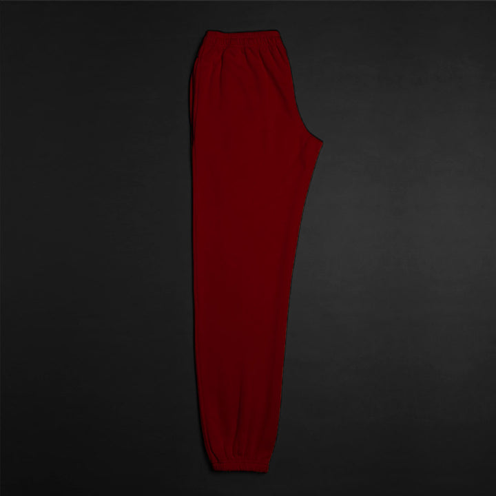 Unisex Red Basic Sweatpant#8