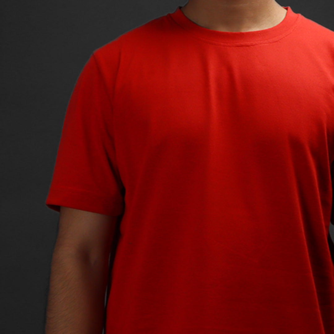 Red - Basic Tee #4