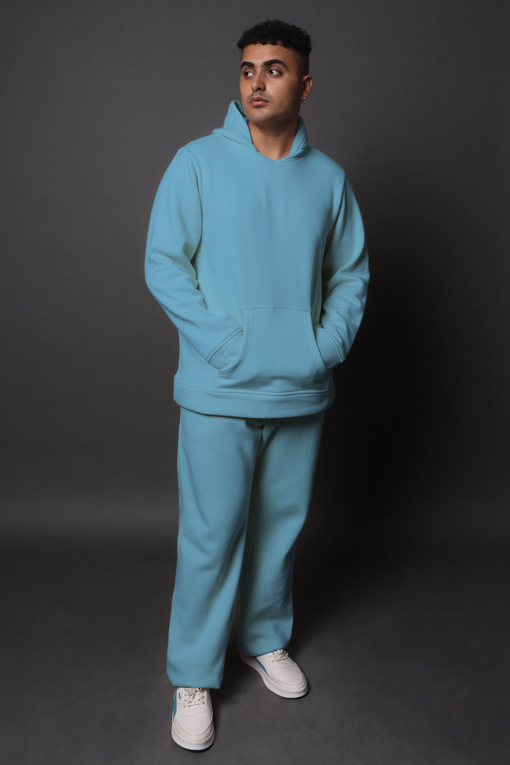 Baby Blue Hoodie Co-Ord Set#21