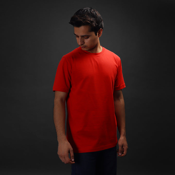 Red - Basic Tee #4