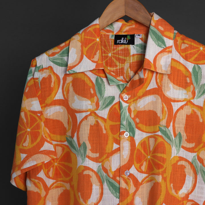 RDKLU CUBAN COLLAR SHIRT FOR MEN #125