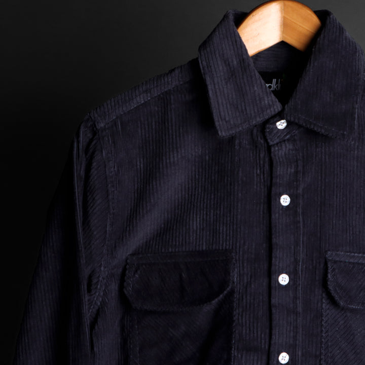 RDKLU -BLUE CORDUROY  Shirt For Men #23