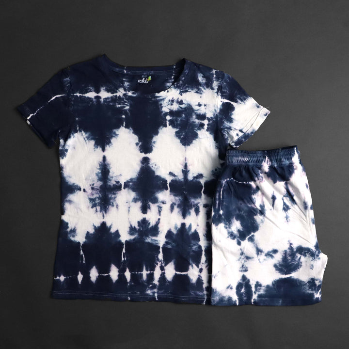 Men's Tie & Dye Co-Ord Tee & Shorts Set#27