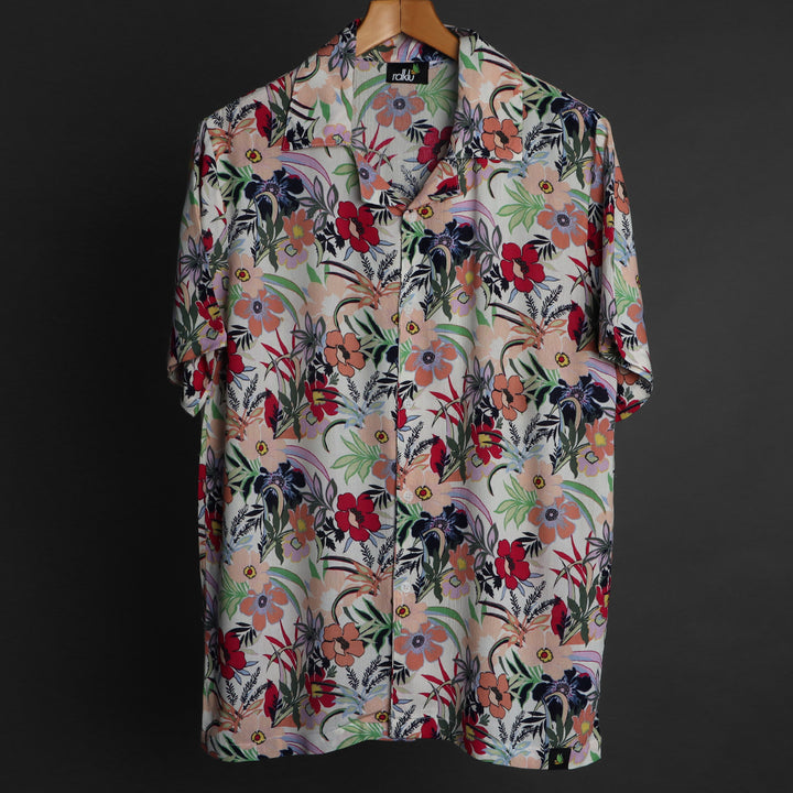 RDKLU CUBAN COLLAR Shirt For Men #124