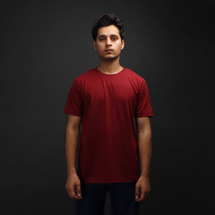 Maroon - Basic Tee #2