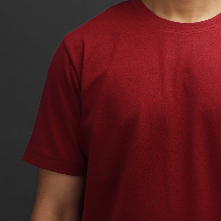 Maroon - Basic Tee #2