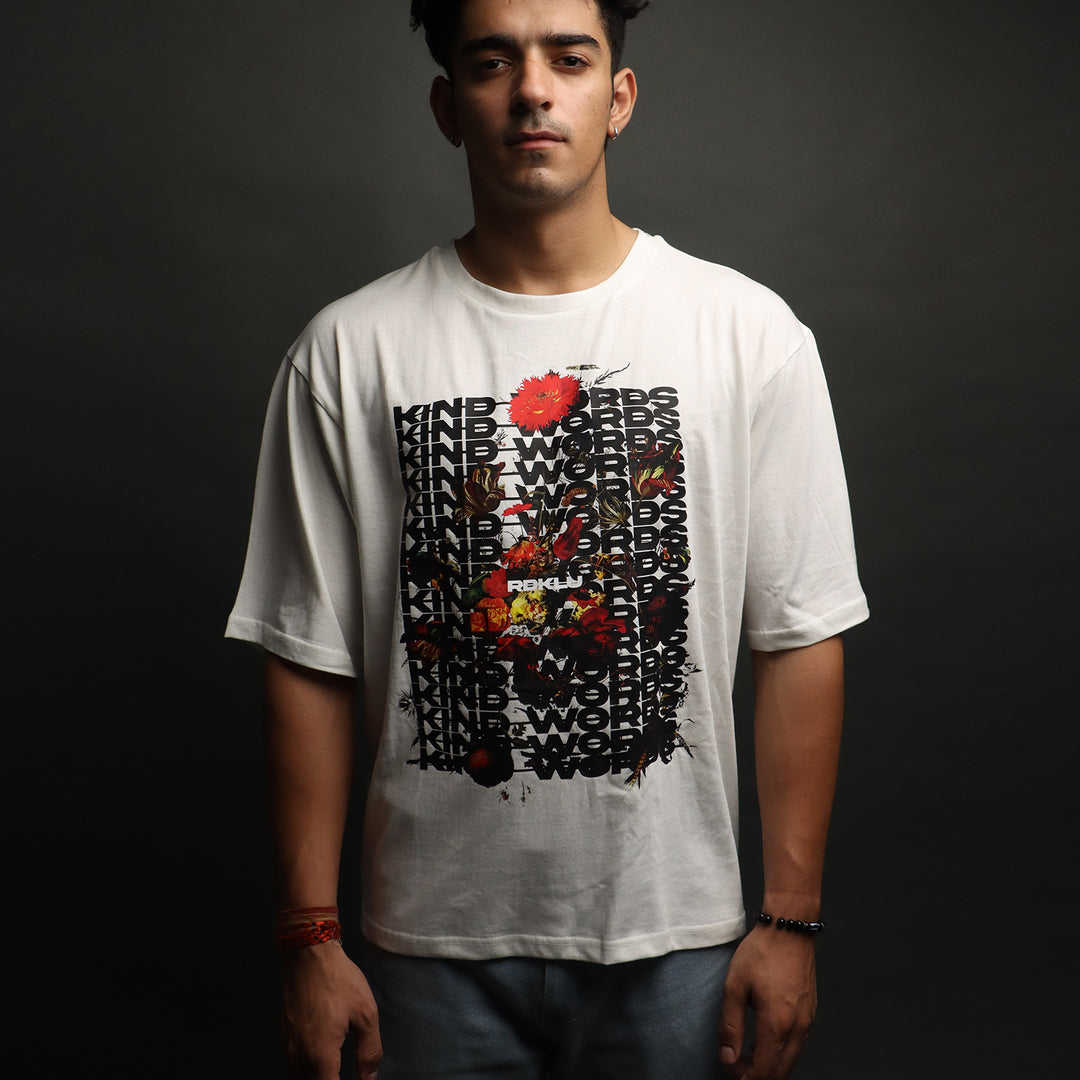 HOLOCENE MEN'S PRINTED OVER SIZE TEE#30