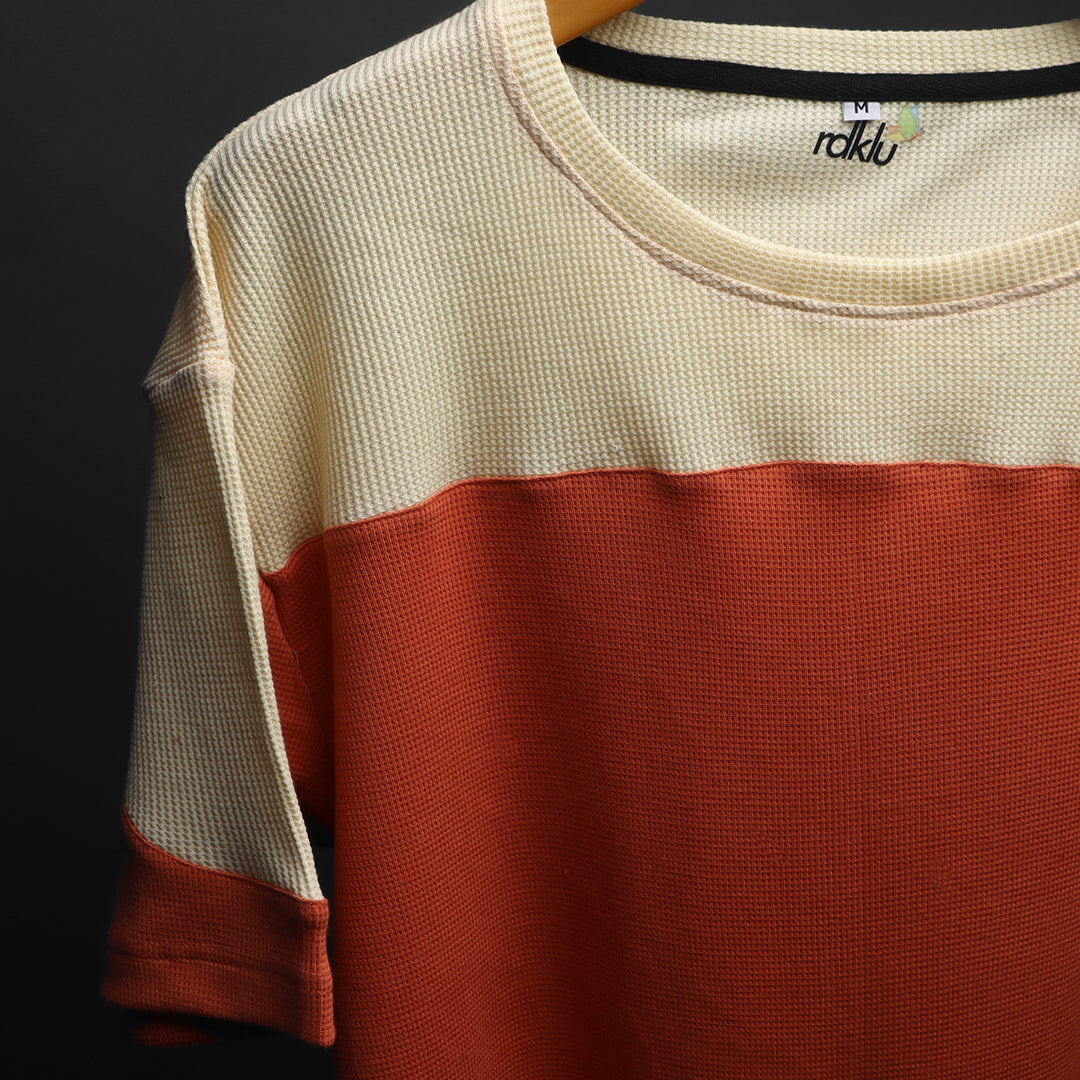 WAFFLE KNIT TEE#2